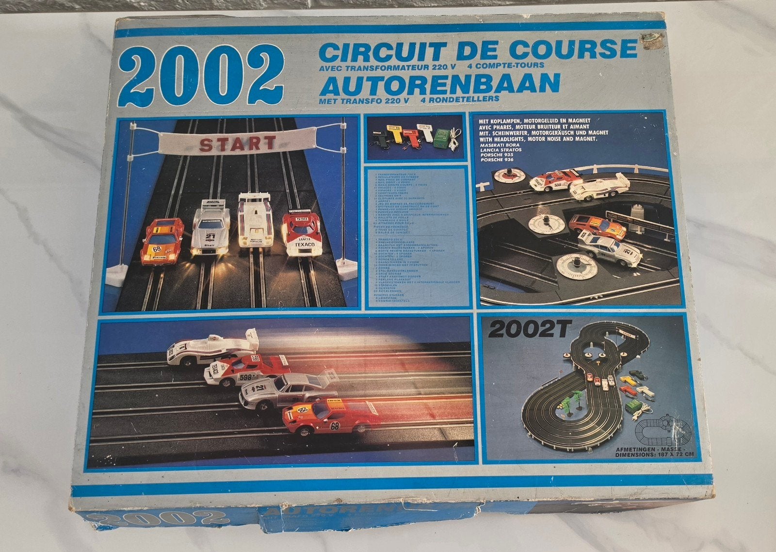 Vintage Racebaan, Enlèvement