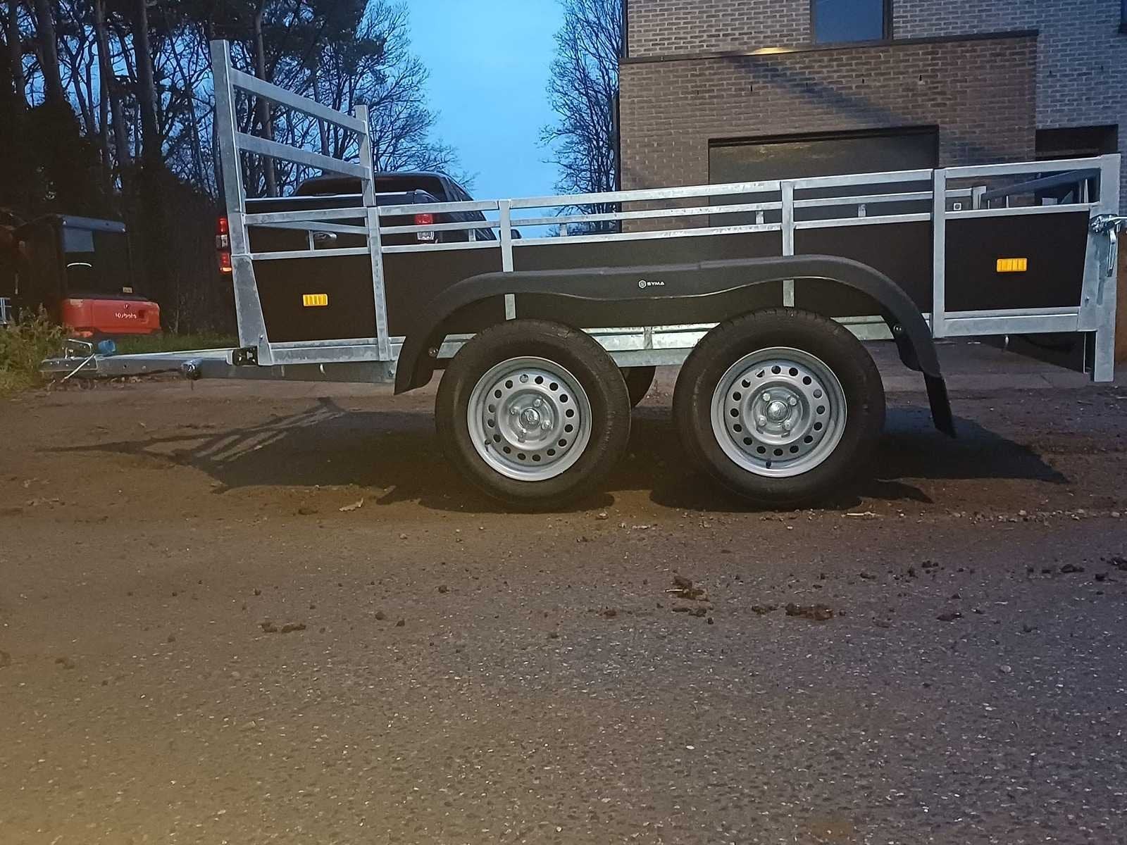 Aanhangwagen Syma Dubbelas, Gebruikt