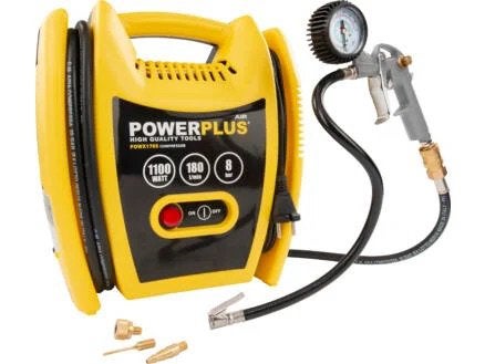 Powerplus compressor, Doe-het-zelf en Bouw, Ophalen of Verzenden, Zo goed als nieuw