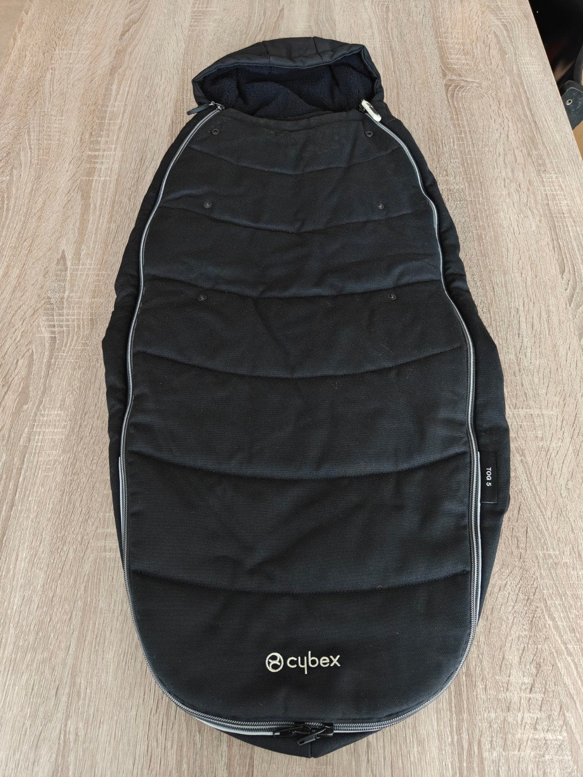 Cybex Gold voetenzak TOG 5 zwart, Enlèvement ou Envoi, Comme neuf, Autres marques, Couverture pieds