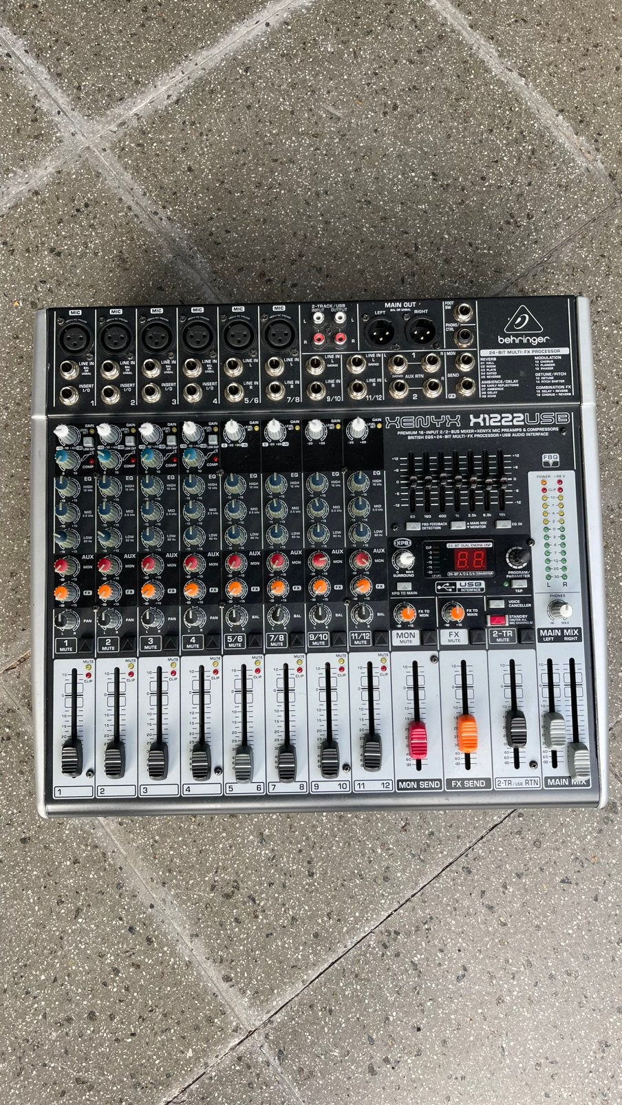 Behringer Xenix X1222USB Mengpaneel, Ophalen of Verzenden, Zo goed als nieuw