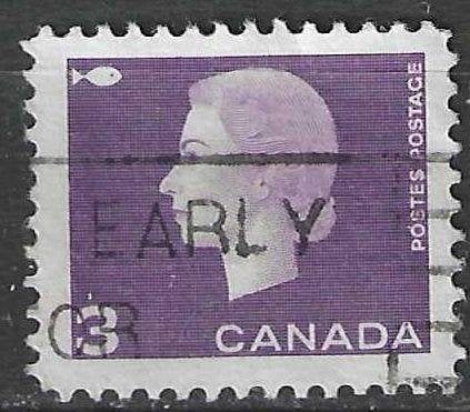 Canada 1962-1963 - Yvert 330 - Reine Elisabeth II (ST), Envoi, Affranchi