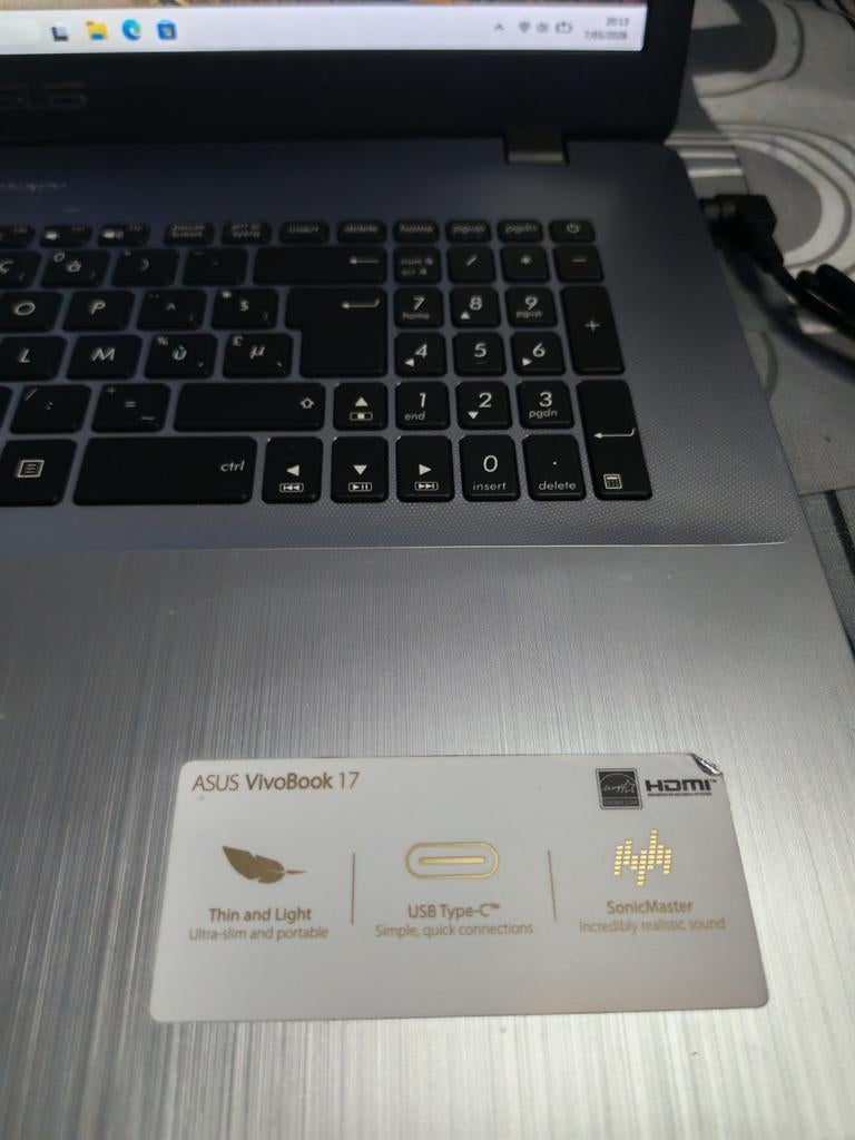 ASUS 17” X705 Laptop – SNEL VERKOOP! 🔥, Computers en Software, Met videokaart, 8 GB, ASUS, Ophalen of Verzenden