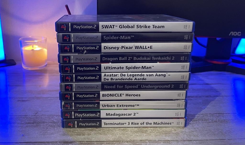 Playstation 2 *GAMES* (Dragon Ball, SpiderMan, enz...), Ophalen, Refurbished, Overige genres
