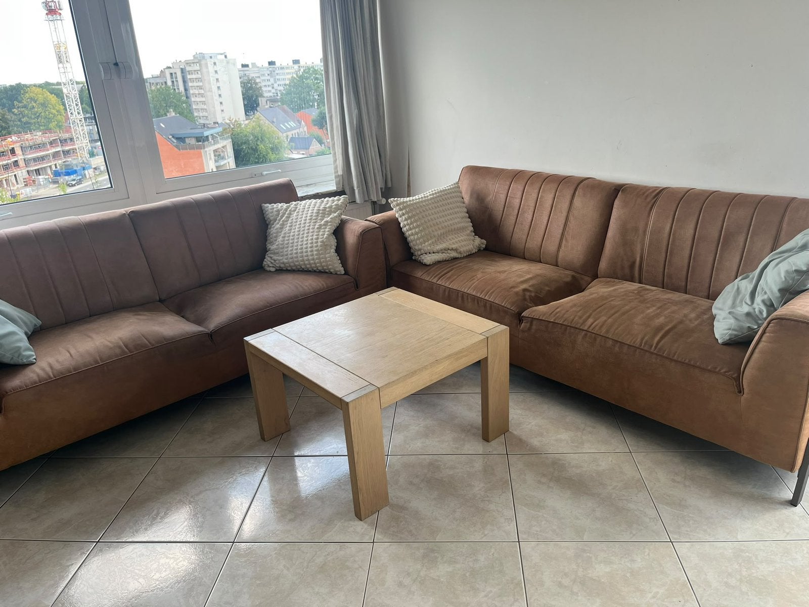 Zetel,tafel,tv kast,stoel, Enlèvement, Utilisé