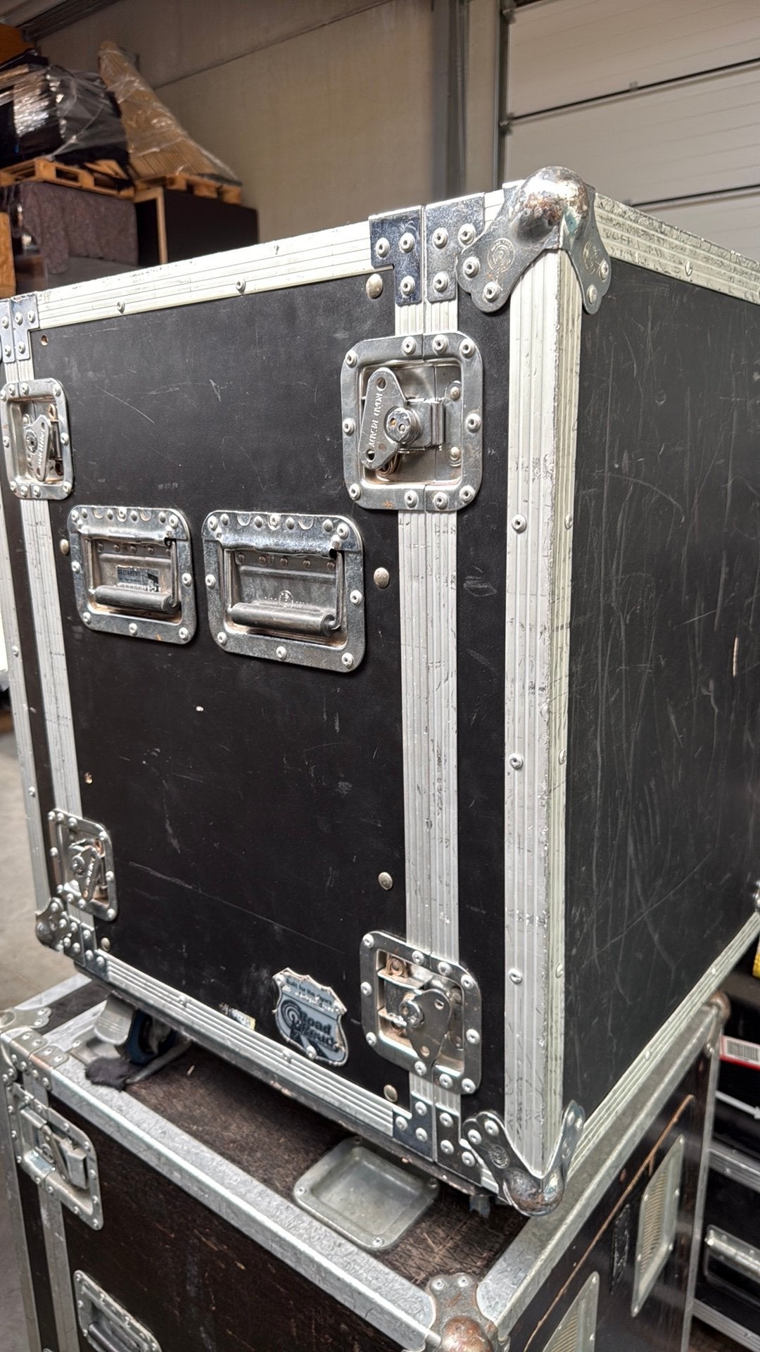 Flightcase 16 units zwart, Ophalen of Verzenden, Gebruikt, Flightcase