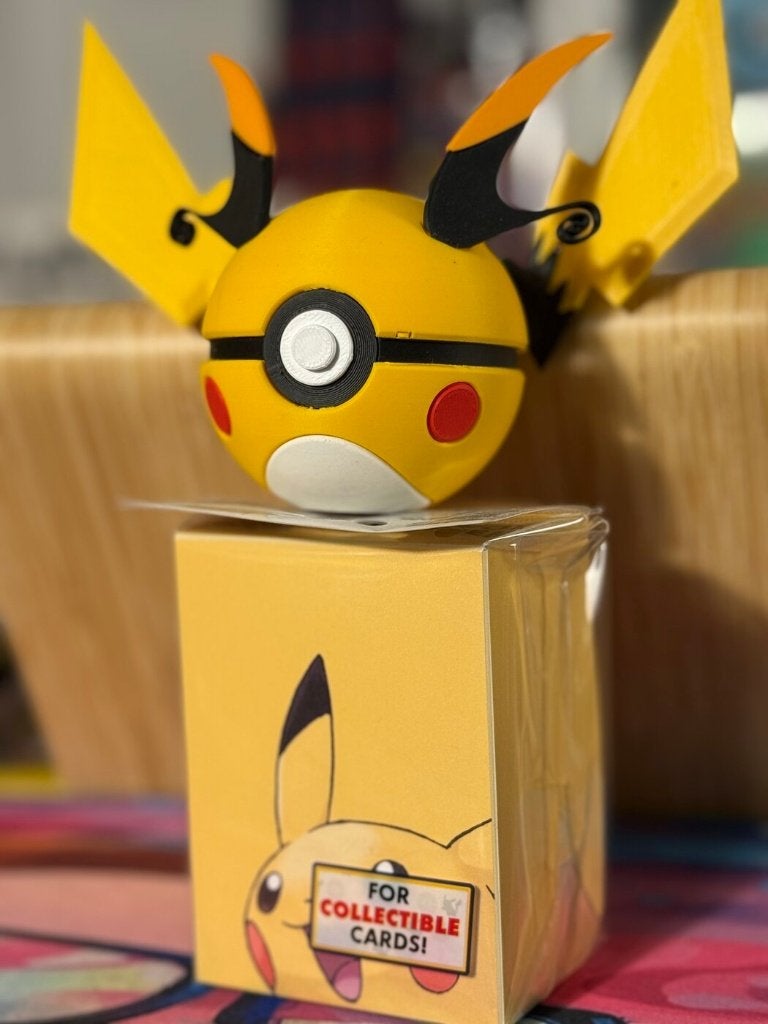 Lot Pokeball 3D Pikachu + Deck Box Pokemon 100 cartes, Enlèvement ou Envoi, Neuf, Autres types