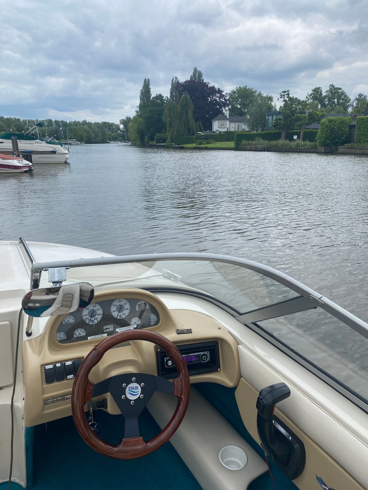 Glastron SSV177 + trailer, Watersport en Boten, Ophalen, Overige merken, Gebruikt, Binnenboordmotor