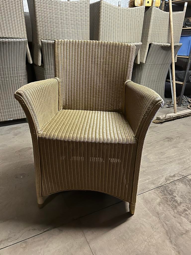 6 Loyd loom stoelen, Enlèvement, Comme neuf, Brun, Cinq, Six Chaises ou plus
