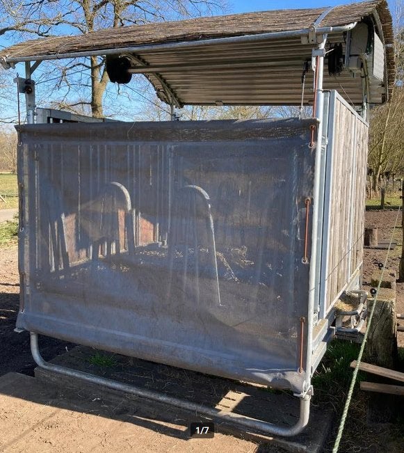Gegalvaniseerde - geautomatiseerde - hooiruif., Opfok, 4 paarden of pony's of meer