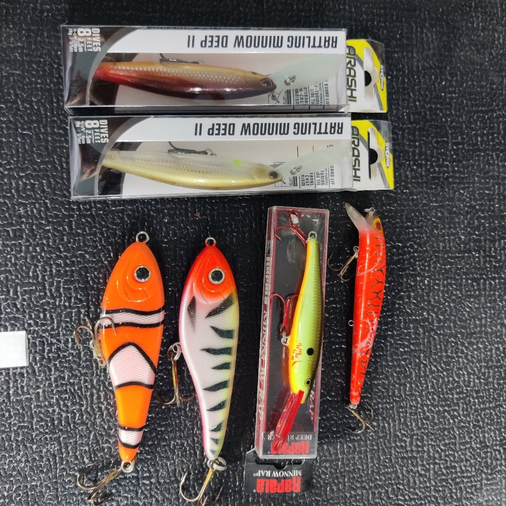 Setje Strike pro Busterjerk, rapala, storm,.., Sports nautiques & Bateaux, Enlèvement ou Envoi, Comme neuf, Autres types