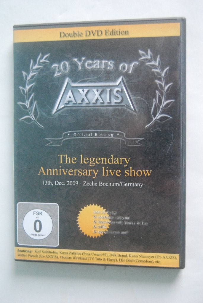 Axxis - 20 Years of Axxis The Legendary, À partir de 6 ans, Enlèvement ou Envoi, Utilisé, Concert