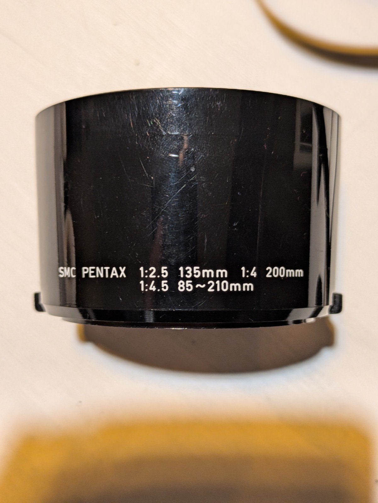 pentax SMC 135 2.5, Audio, Tv en Foto, Ophalen, Pentax, Zonnekap