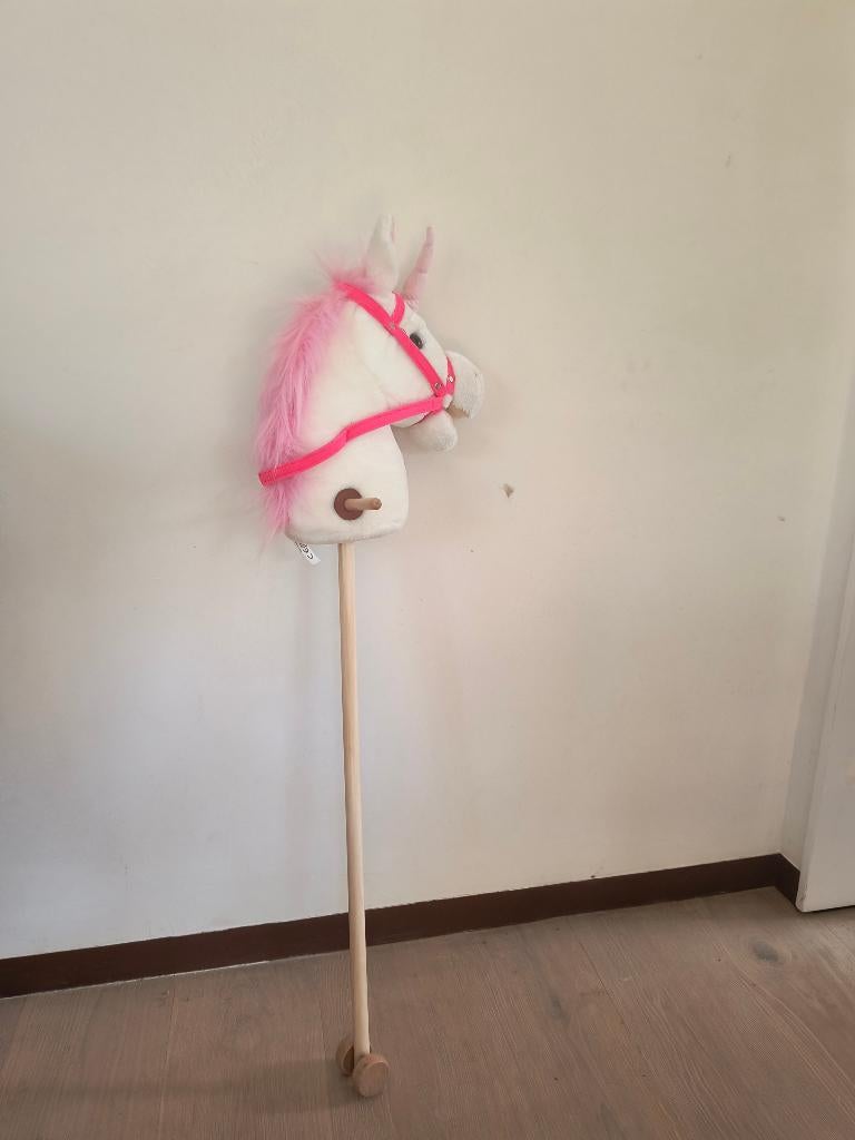 Stokpaard unicorn eenhoorn, Ophalen, Nieuw, Eenhoorn, Groot (groter dan 80 cm)
