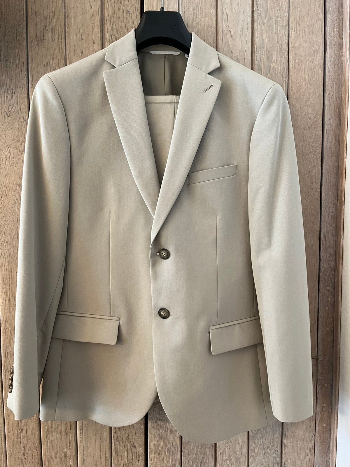 Zomer kostuum heren, Ophalen, Zo goed als nieuw, Maat 48/50 (M), Beige