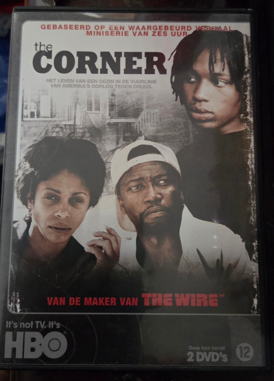 The Corner  - 2 Dvd-set, Anglais, Drame, Néerlandais, Comme neuf