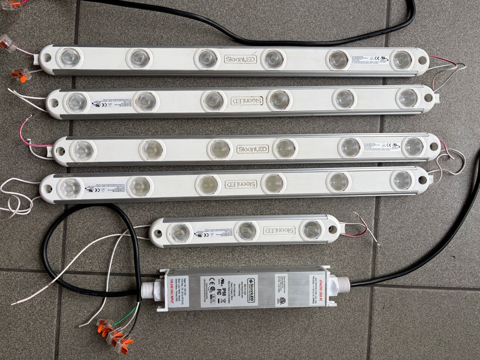 24 volt transfo en ledbars, Enlèvement, Utilisé