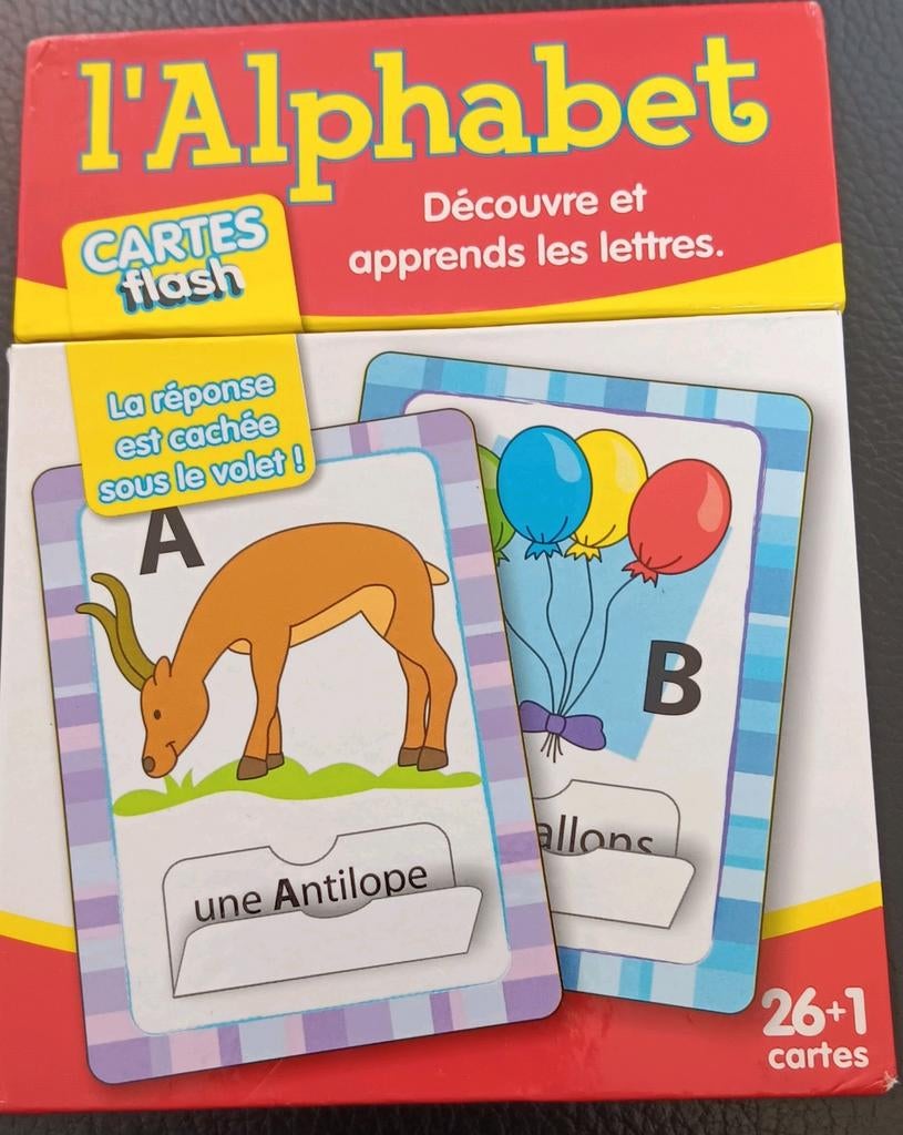 Jeu: je découvre et j' apprends l'ALPHABET, 1 ou 2 joueurs, Enlèvement, Comme neuf