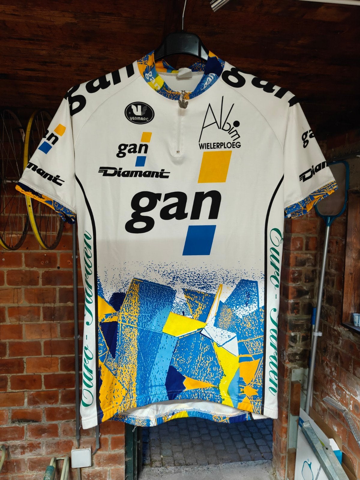 diamant GAN retro fietstrui te koop!!, Fietsen en Brommers, Ophalen of Verzenden