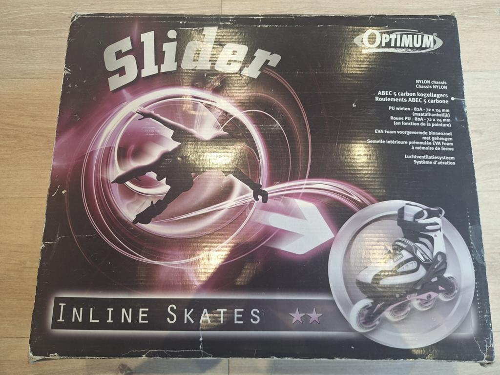 Optimum slider inline skates, Sport en Fitness, Overige Sport en Fitness, Zo goed als nieuw, Ophalen of Verzenden