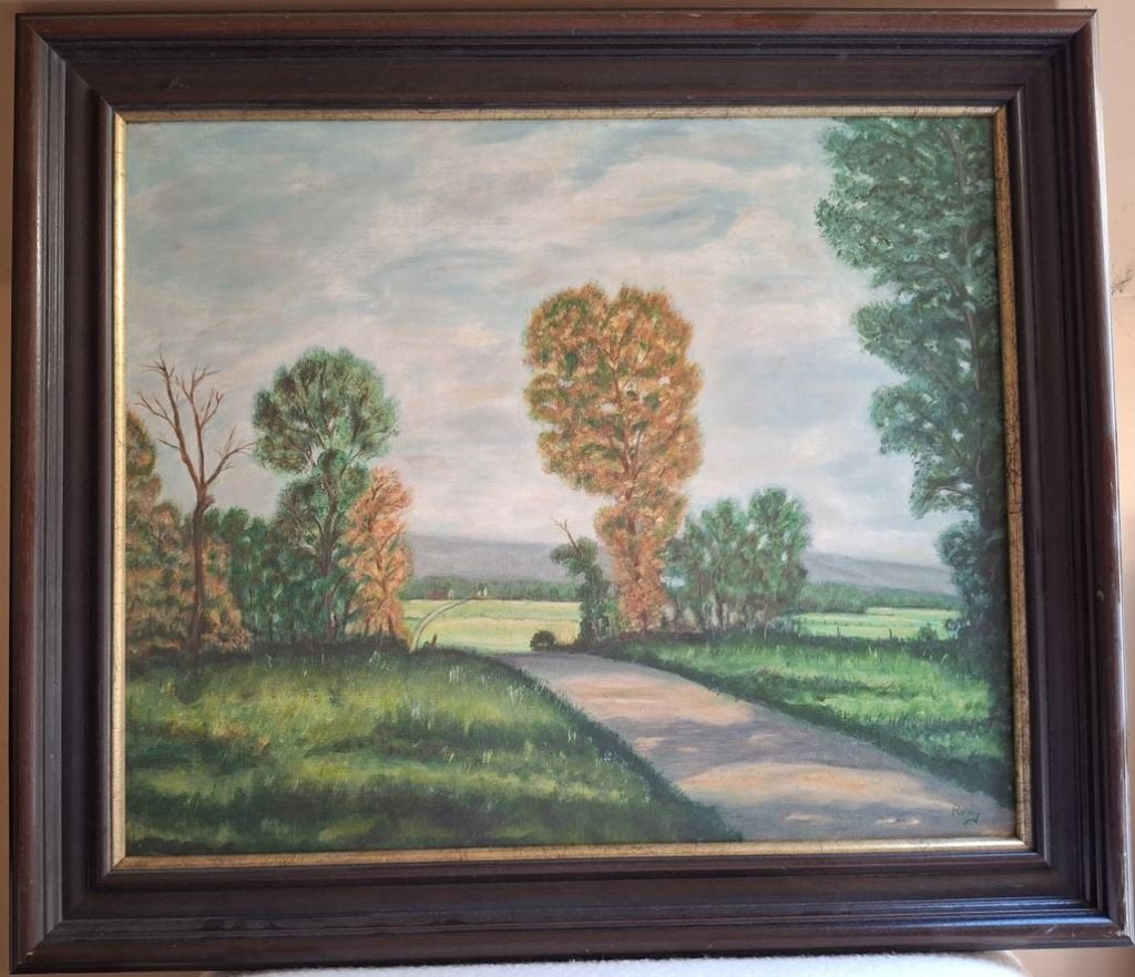 schilderij, Antiek en Kunst, Ophalen, Doek, Olieverf, Klassiek