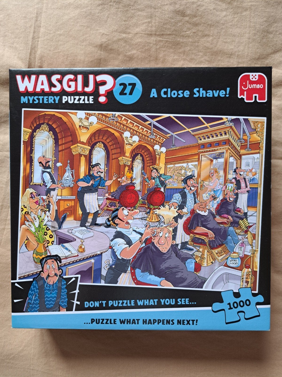 Wasgij puzzel 1000 stukjes, Ophalen