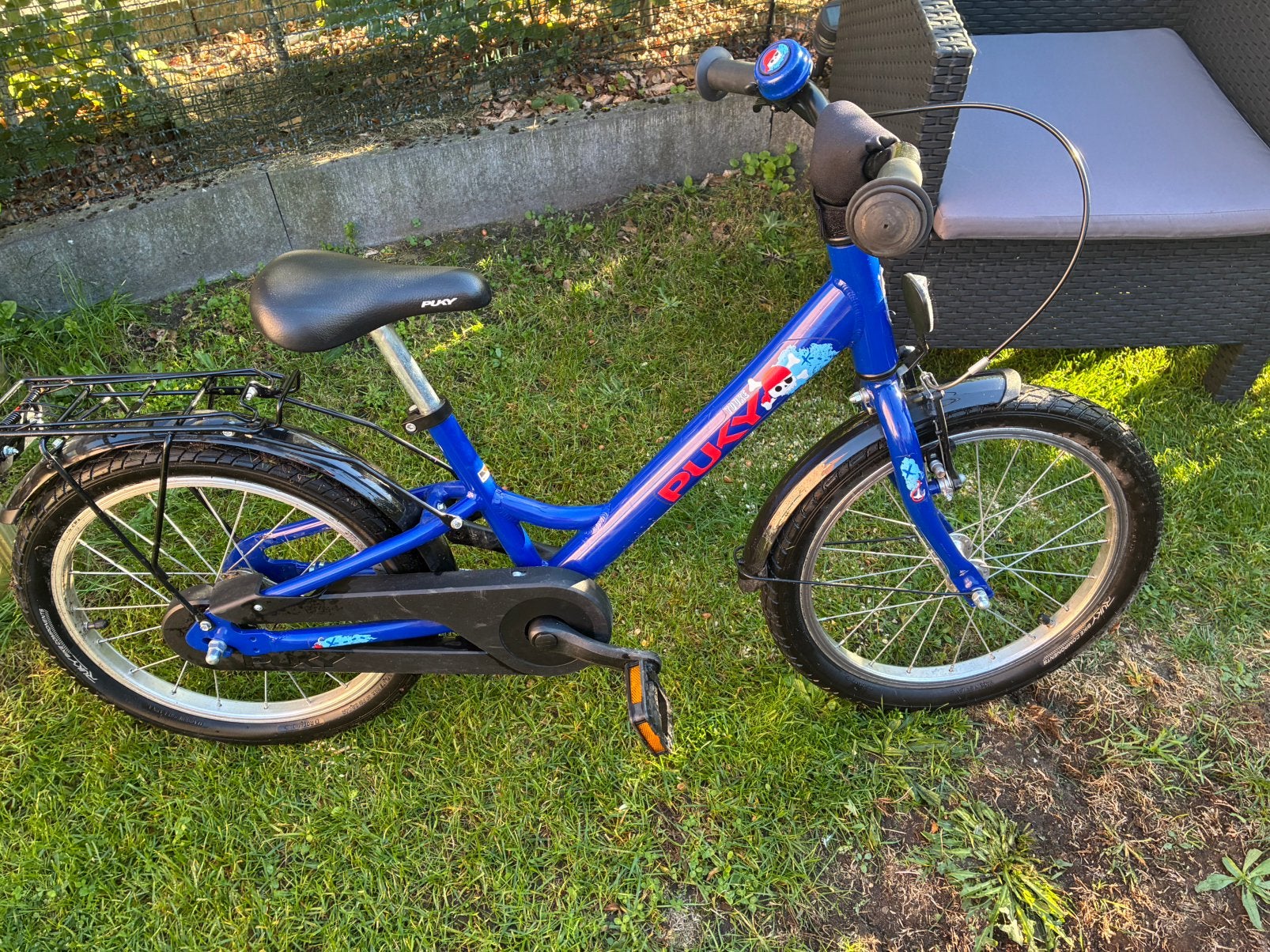Fiets Puky 18 inch, Ophalen, Gebruikt, Terugtraprem, 16 tot 20 inch