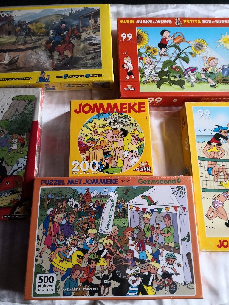 Jommeke, Suske en Wiske puzzels uit te kiezen, Hobby en Vrije tijd, Ophalen