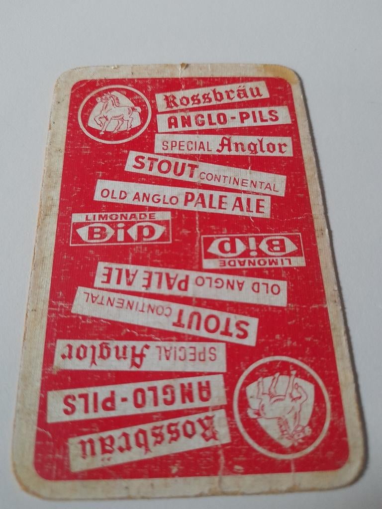 Speelkaart rossbräu anglo-pils, Ophalen of Verzenden