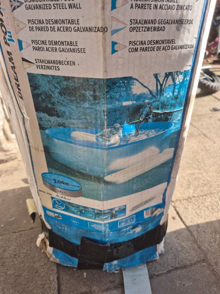 bâche de piscine WPR 300 acier 300cm de diamètre 62cm haut, Jardin & Terrasse, Enlèvement ou Envoi, Comme neuf, Autres types