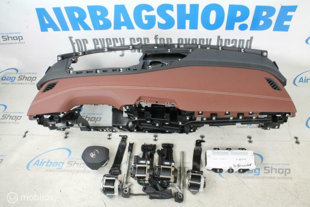 Airbag Tableau bord brun HUD couture blanche Volkswagen ID.4, Autos : Pièces & Accessoires, Enlèvement ou Envoi, Utilisé