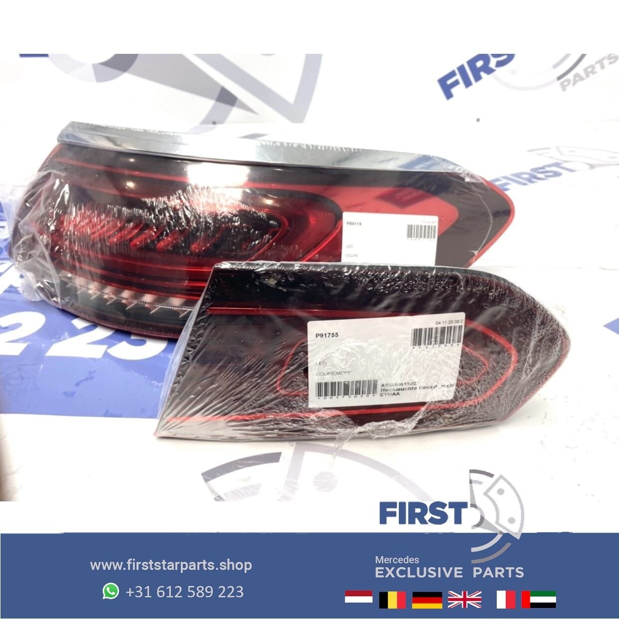 C253 GLC COUPÉ FACELIFT LED ACHTERLICHT SET RECHTS 2021 orig, Gebruikt, -, Ophalen of Verzenden, -
