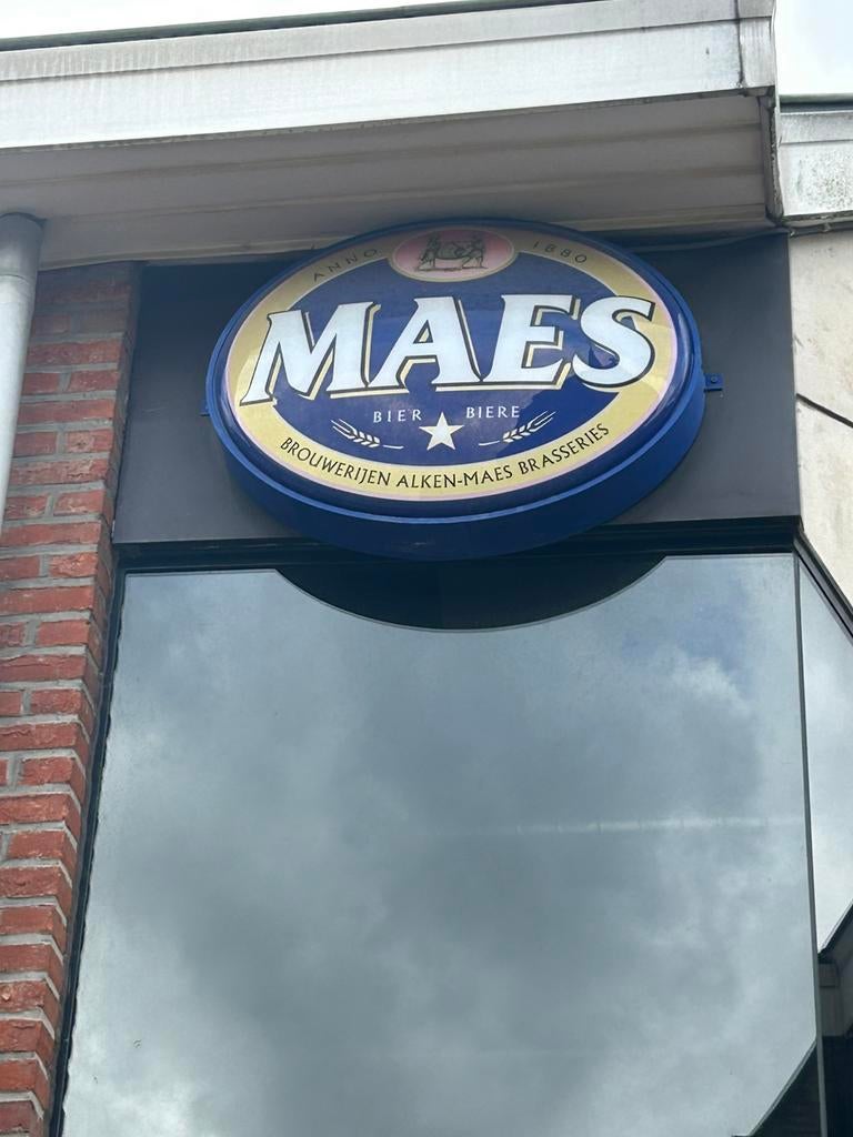 Lichtreclame maes, Verzamelen, Merken en Reclamevoorwerpen, Ophalen