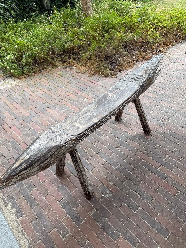 Bank, Huis en Inrichting, Ophalen, Minder dan 50 cm, Gebruikt, 125 cm of meer