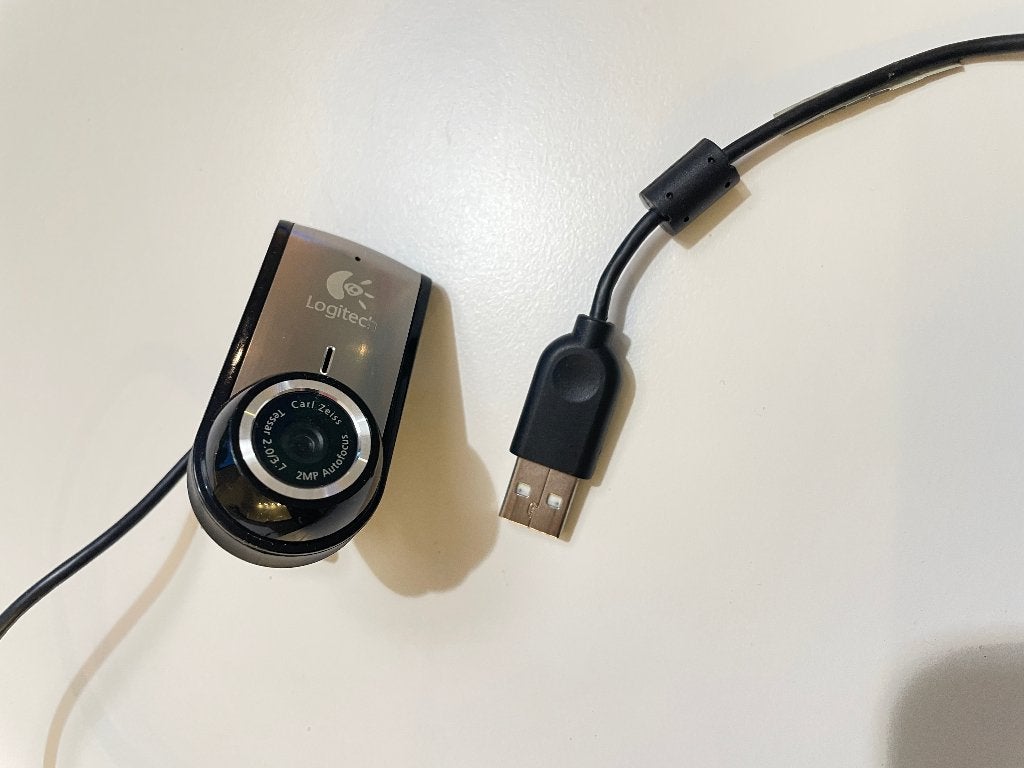 Logitech QuickCam Pro – Carl Zeiss – 2MP autofocus, Gebruikt, Logitech, Ophalen of Verzenden, Windows