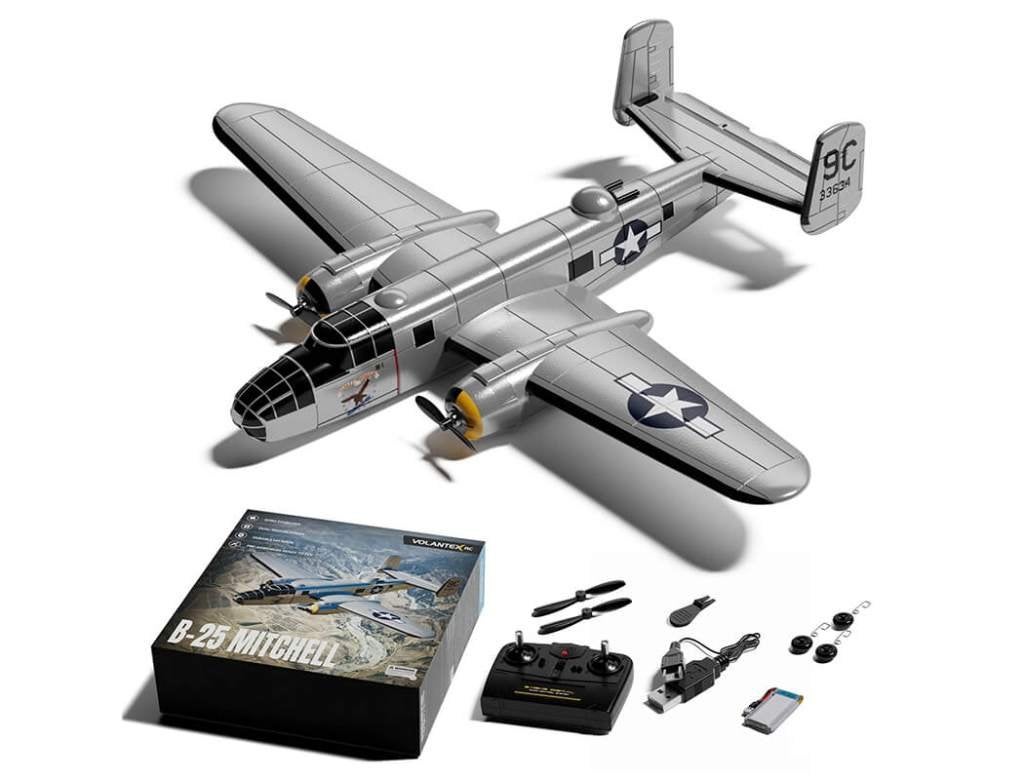 Volantex B-25 Mitchell | 2,4GHz & Gyro |RTF Compleet| NIEUW, Ophalen of Verzenden, Nieuw, Elektro