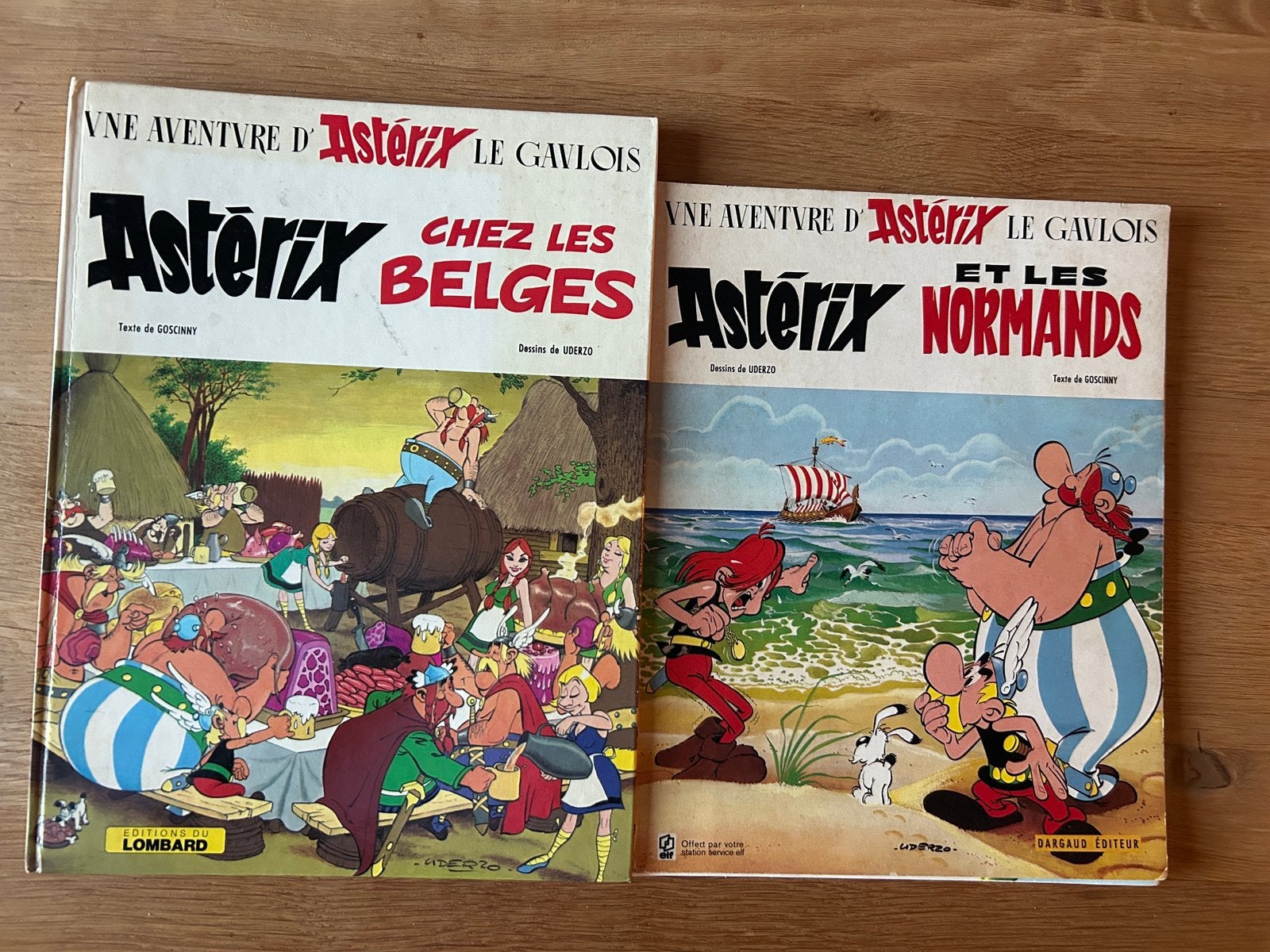 2 albums vintage d'Astérix français (1972 et 1979), Livres, Plusieurs BD, Enlèvement ou Envoi, Utilisé