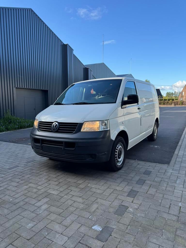 Volkswagen Transporter T5 - 1.9 TDI - 258.000km - 2008, Auto's, Volkswagen, Voorwielaandrijving, 4 cilinders, Wit, Grijs
