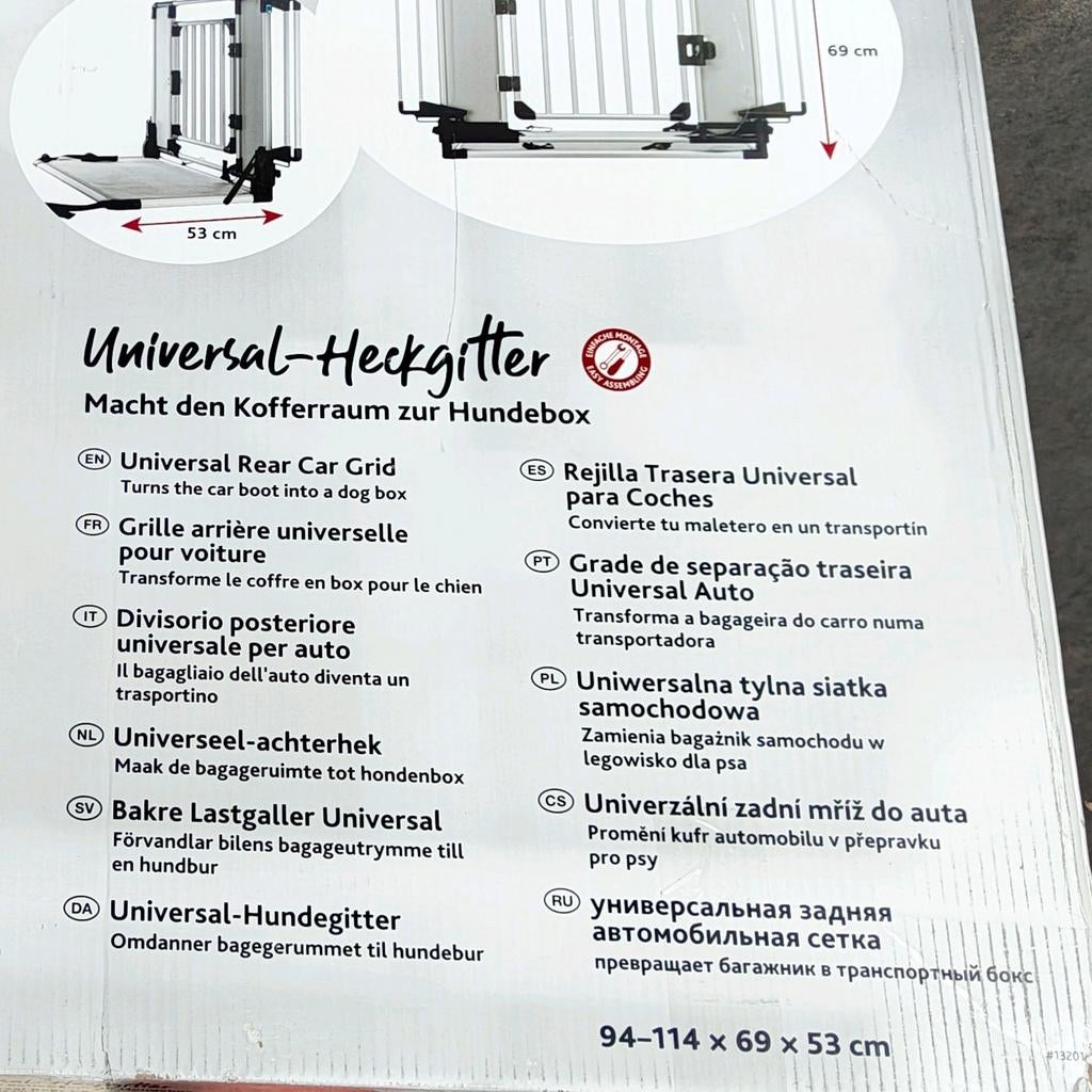 Autorek koffer hond universeel Trixie, Ophalen