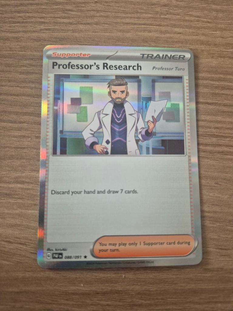 Professor's Research 088/091, Ophalen of Verzenden, Zo goed als nieuw, Losse kaart, Foil