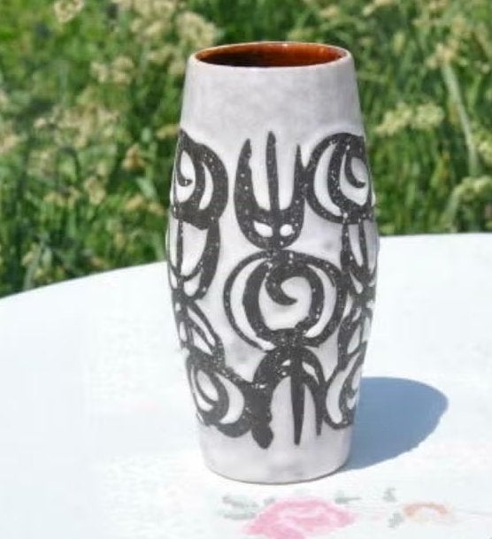 § vase design jasba keramik des années 50/60, Enlèvement ou Envoi