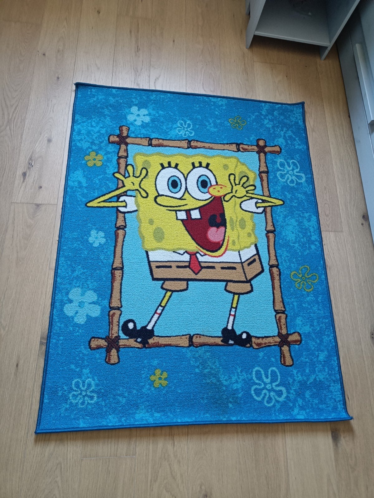 Tapijt kinderkamer Spongebob, Ophalen, Gebruikt, Vierkant, 100 tot 150 cm