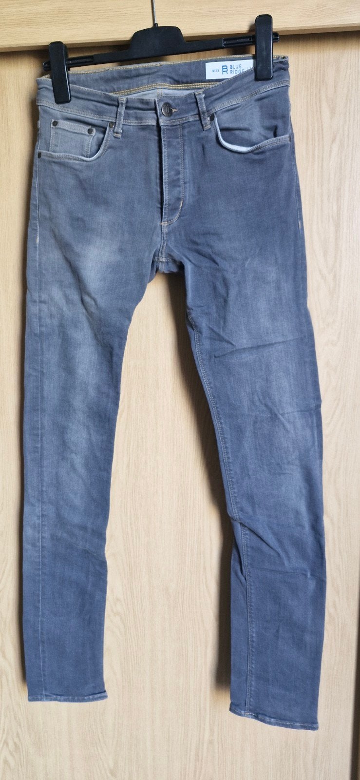 lange jeans broek mannen, Ophalen of Verzenden, Nieuw, Grijs, W32 (confectie 46) of kleiner