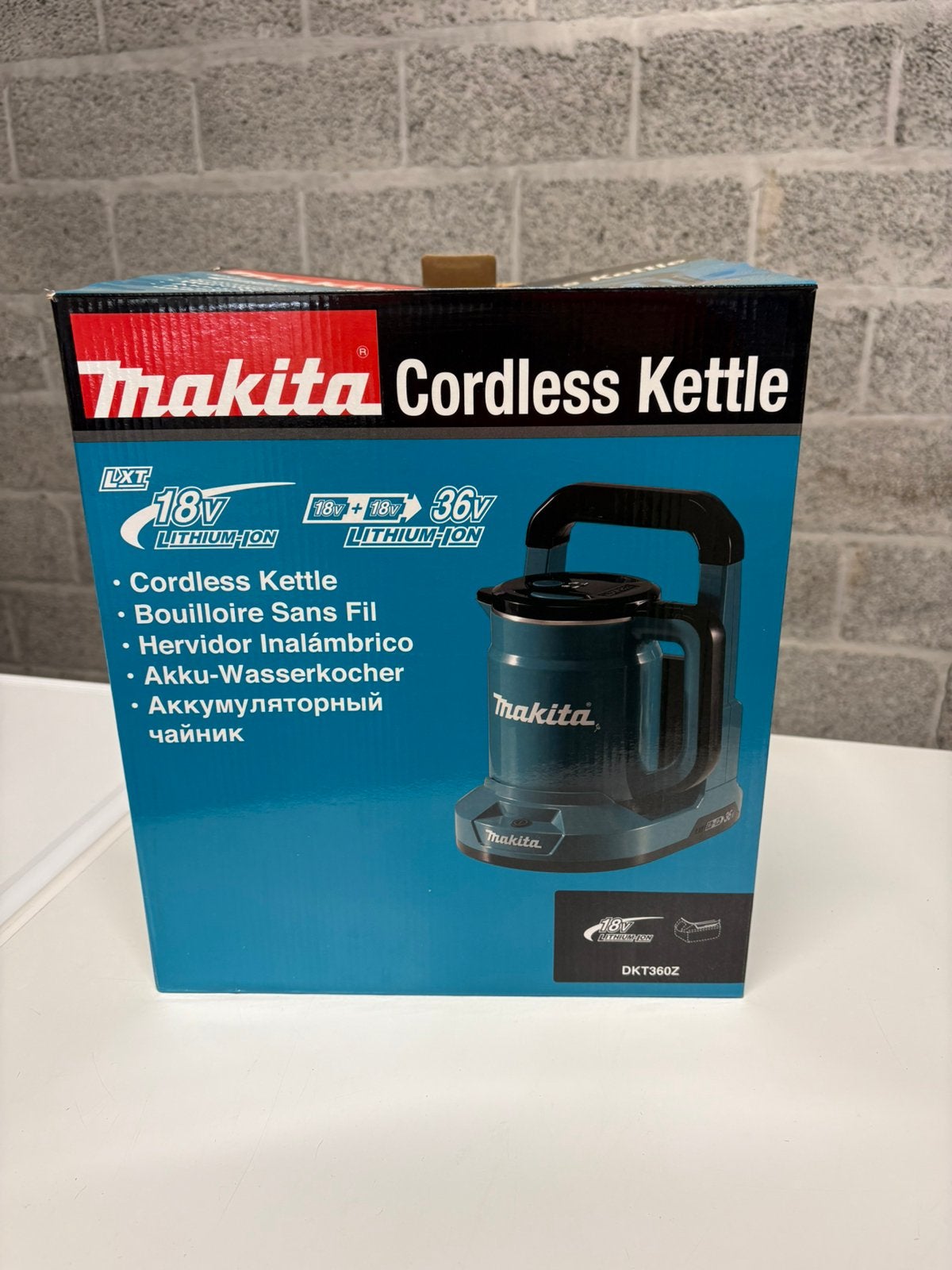 Makita DKT360Z waterkoker, Ophalen, Nieuw, Draadloos