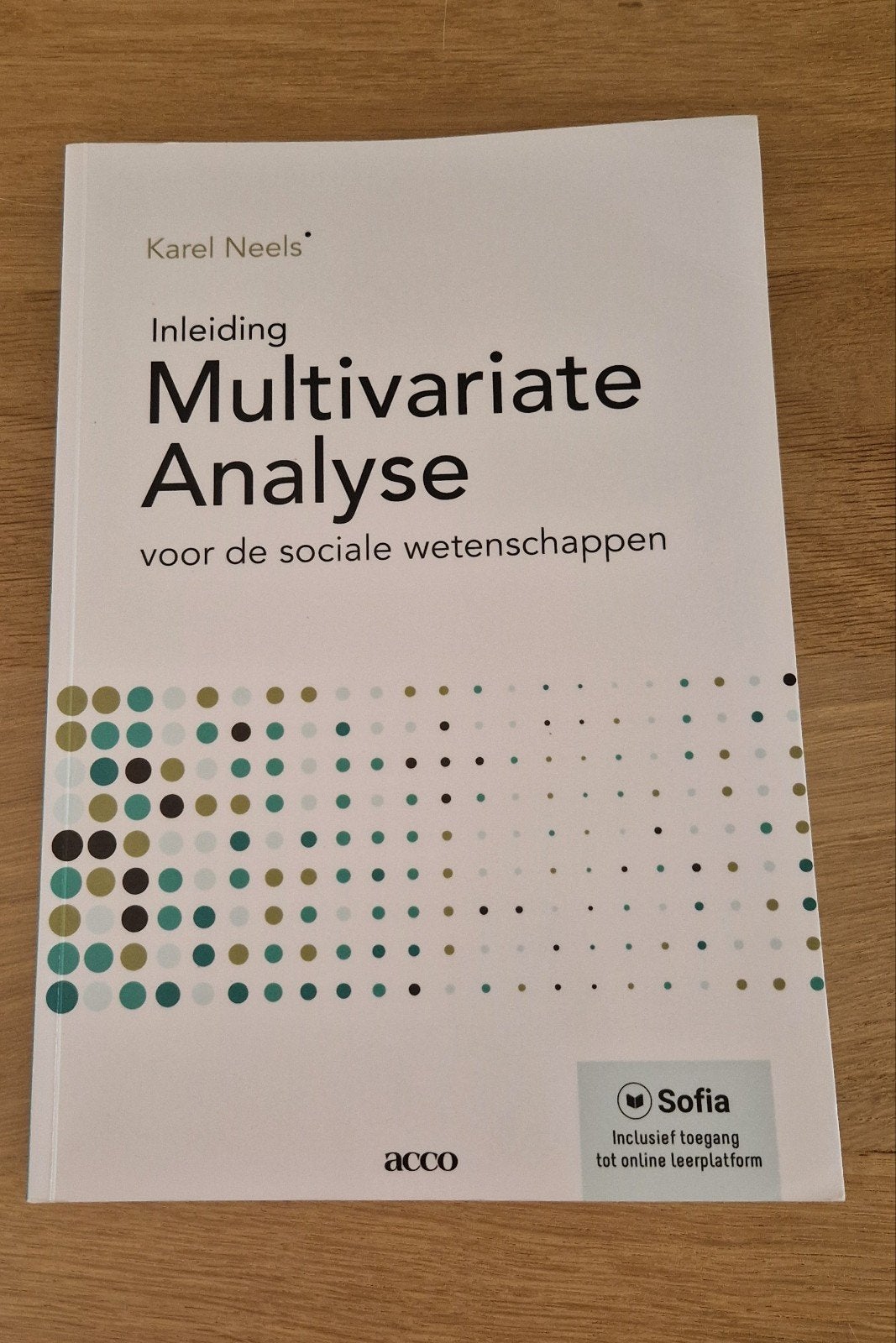 Inleiding multivariate analyse Karel Neels, Boeken, Ophalen of Verzenden, Zo goed als nieuw, Hoger Onderwijs, Karel Neels