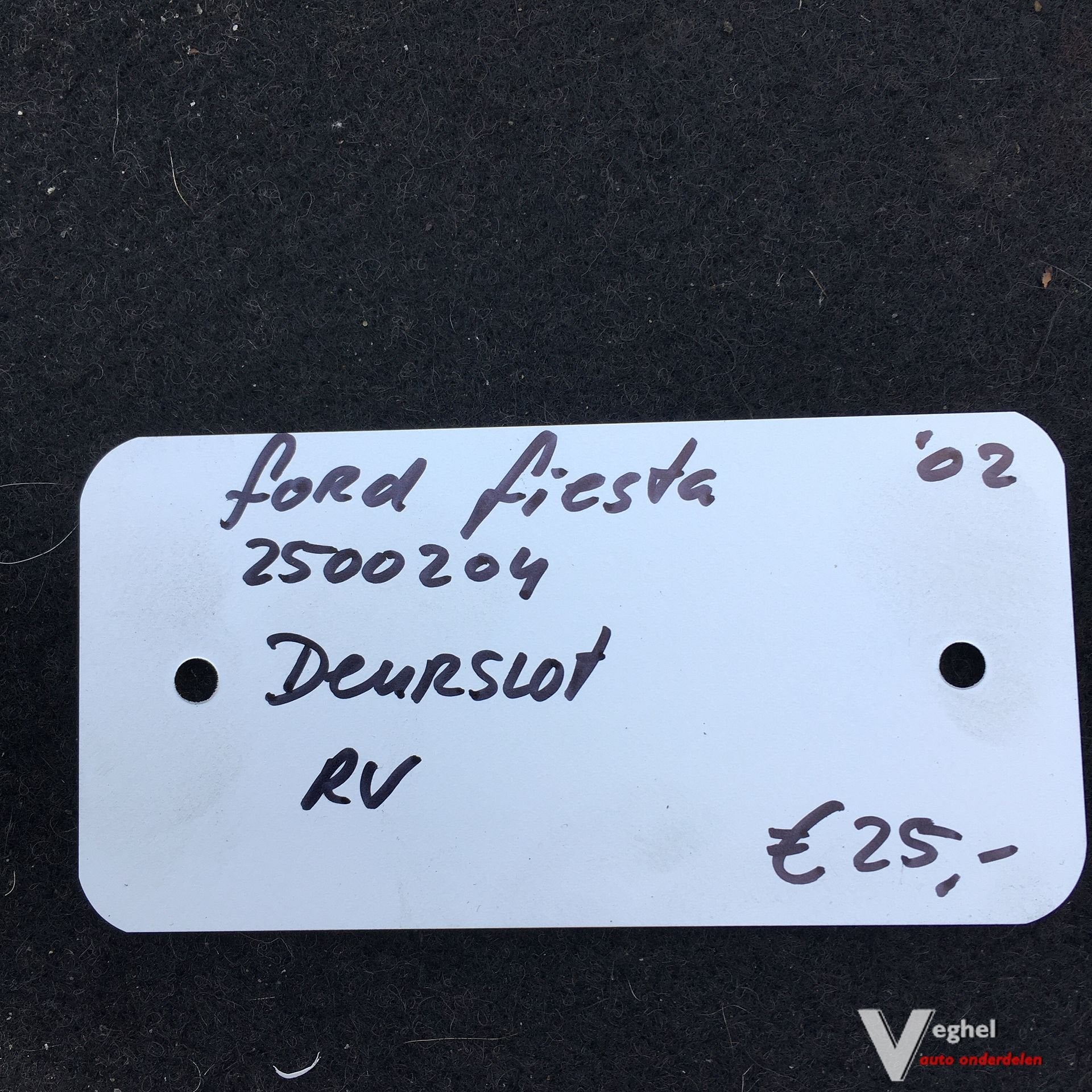 Ford Fiesta 1.4 16v 5drs  2002 2500204 Binnenslot Rechtsvoor, Gebruikt, -, -, Ophalen of Verzenden