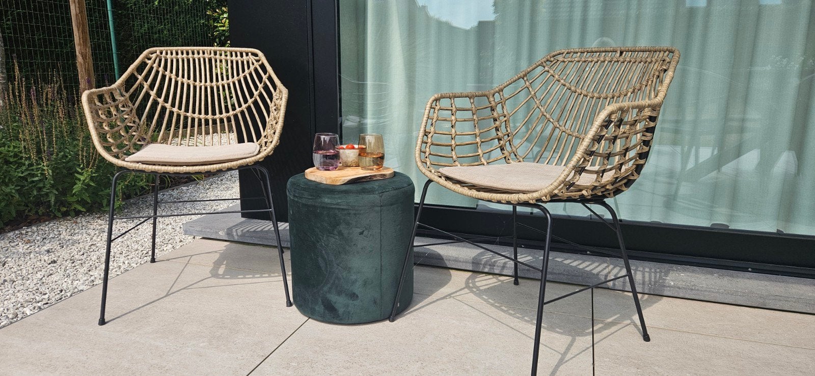 1 of 2 tuinstoelen, Jardin & Terrasse, Enlèvement, Comme neuf