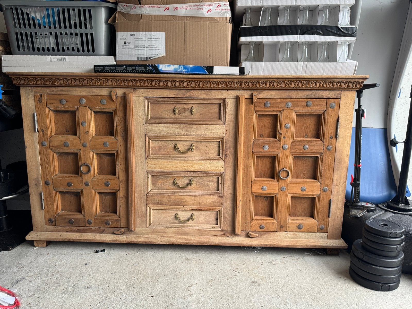Zeer mooie houten dressoir van echt hout, Ophalen