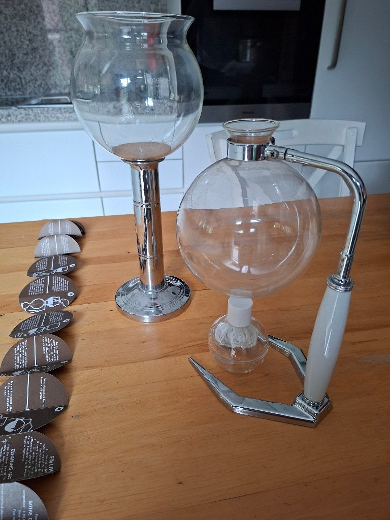 Vacuüm koffiezetapparaat vintage nieuw 1965, Ophalen, Nieuw, Overige modellen, Gemalen koffie