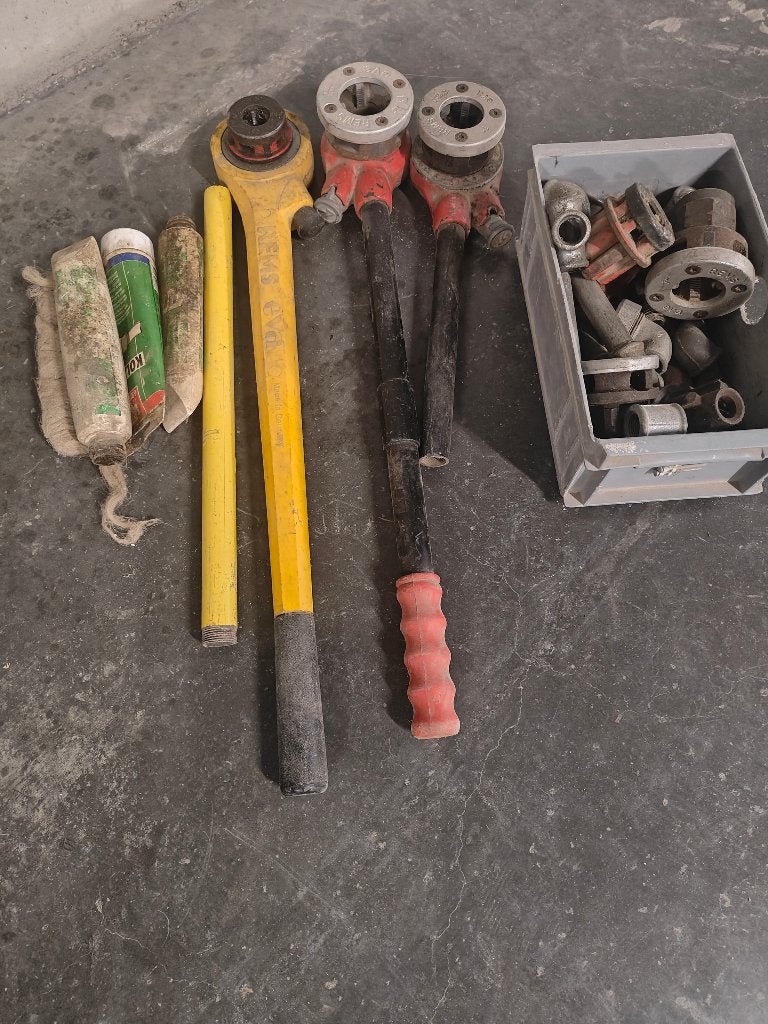 ridgid draadsnijders, Enlèvement, Ridgid